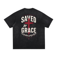 Saved by Grace Vintage Washed Oversized T-Shirt